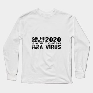 Can we uninstall 2020? Long Sleeve T-Shirt